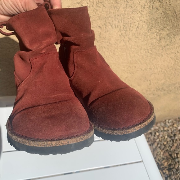 Birkenstock Luton port wine suede boots size 37 L - Picture 9 of 16